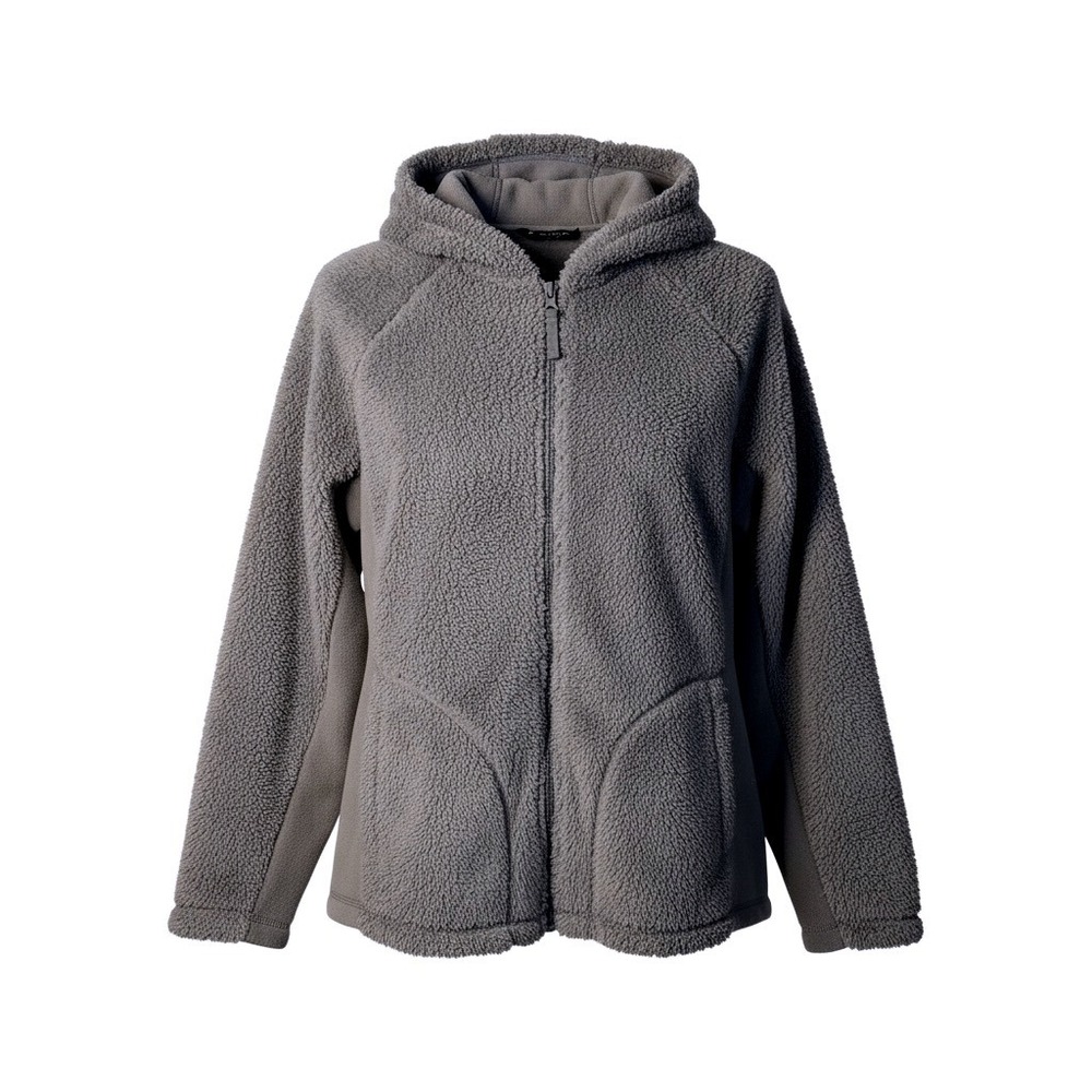 Seven Apparel Plush Fleece Hoodie Zip Up Athletic Jacket Small Womens‎ Rugged